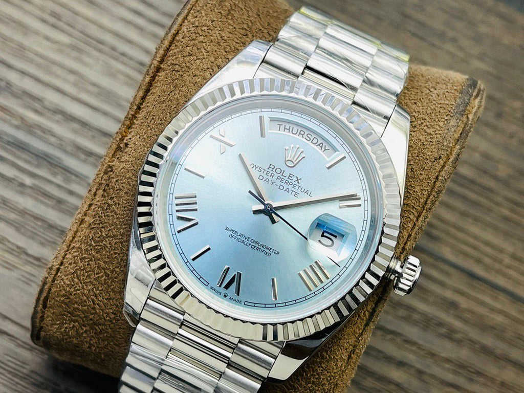 Rolex blue dial